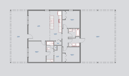 Ashen Plan-1300 SqFt