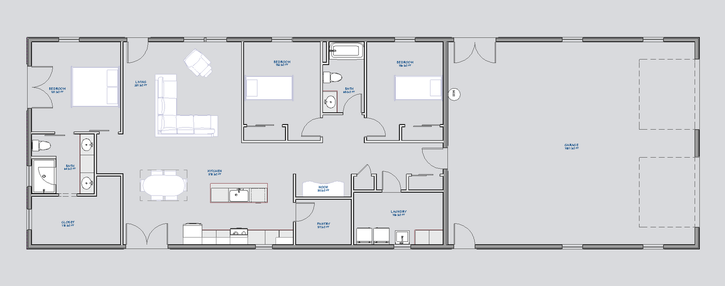 Claybern Plan-1800 SqFt