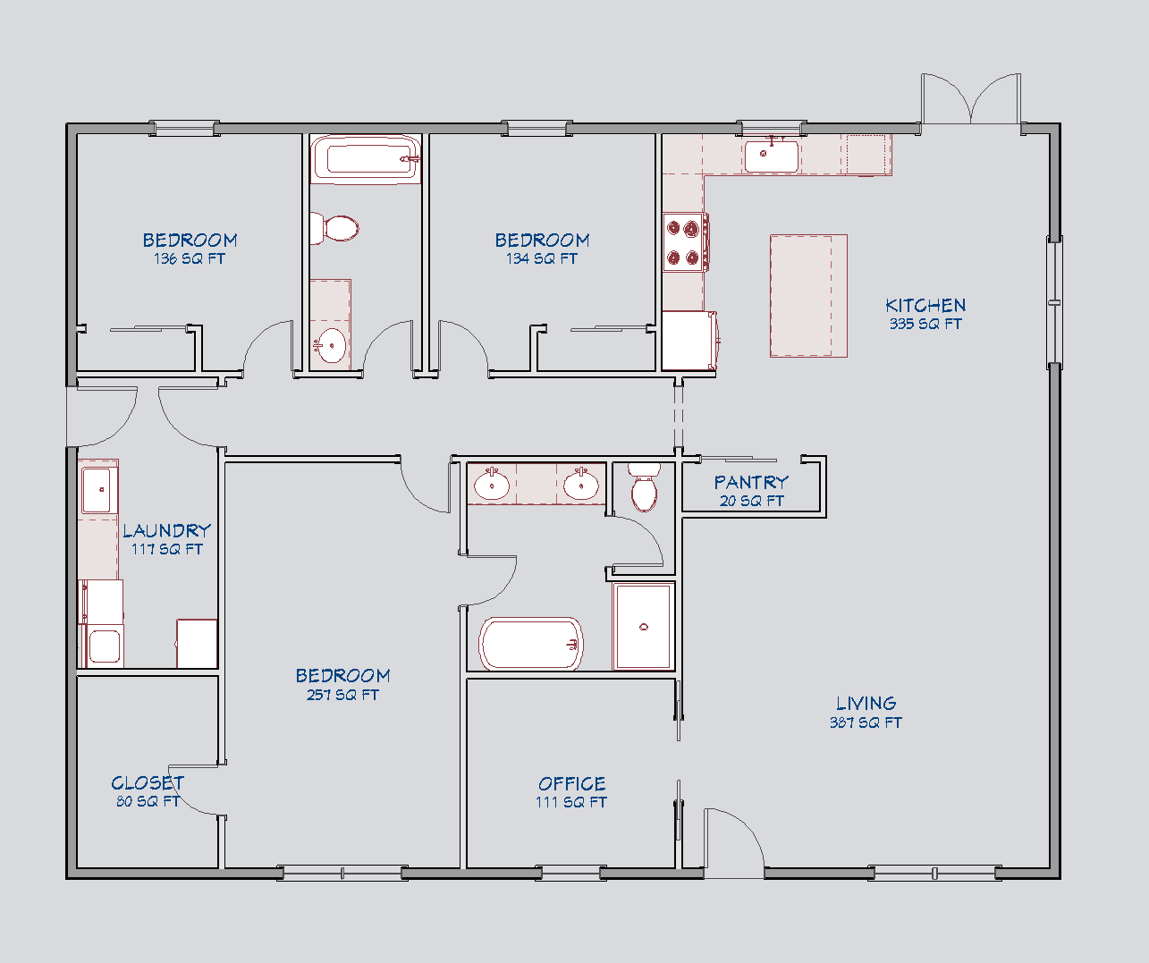 Edenfield Plan-1900 SqFt