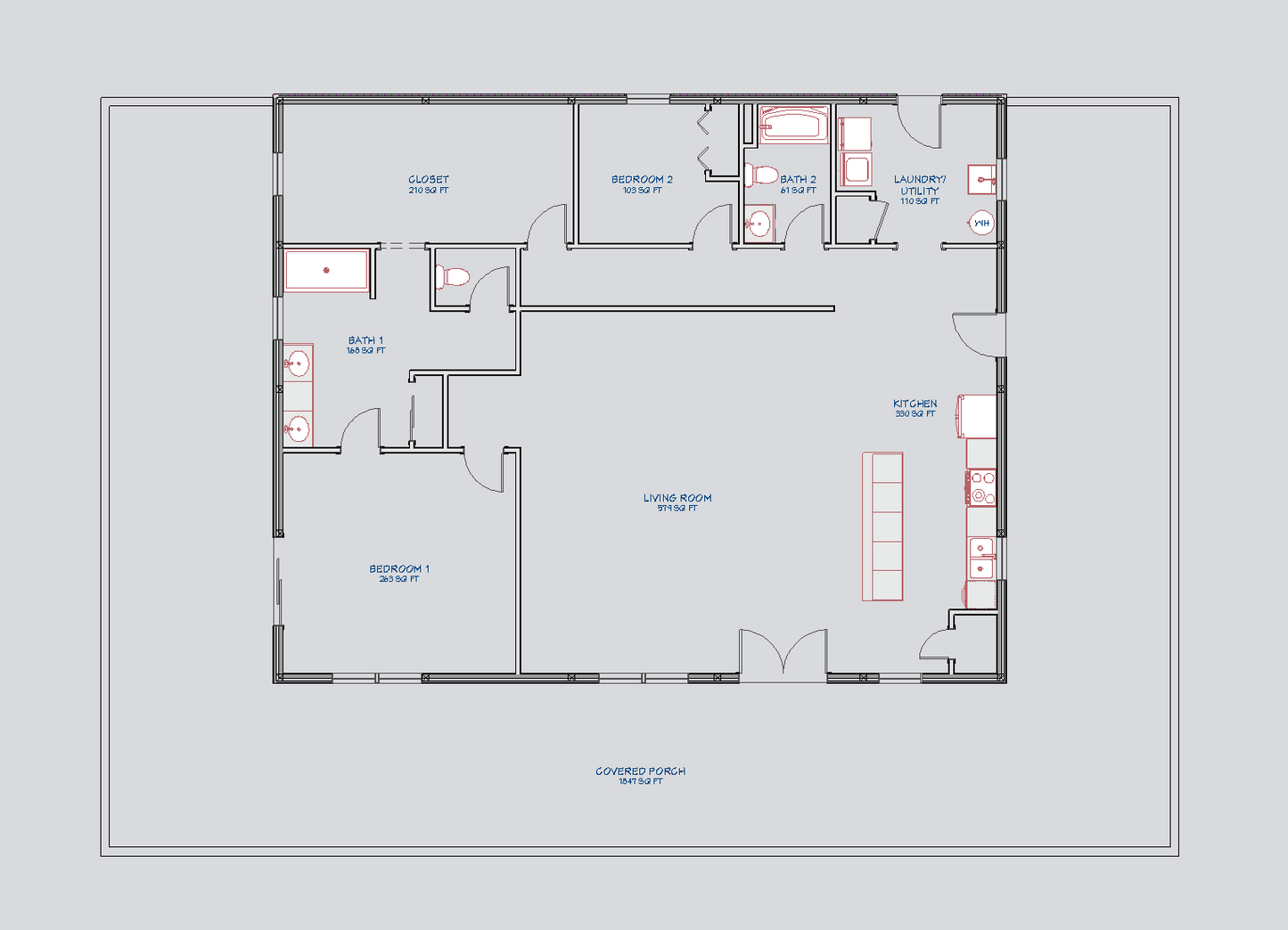 Foundry Plan-2000 SqFt