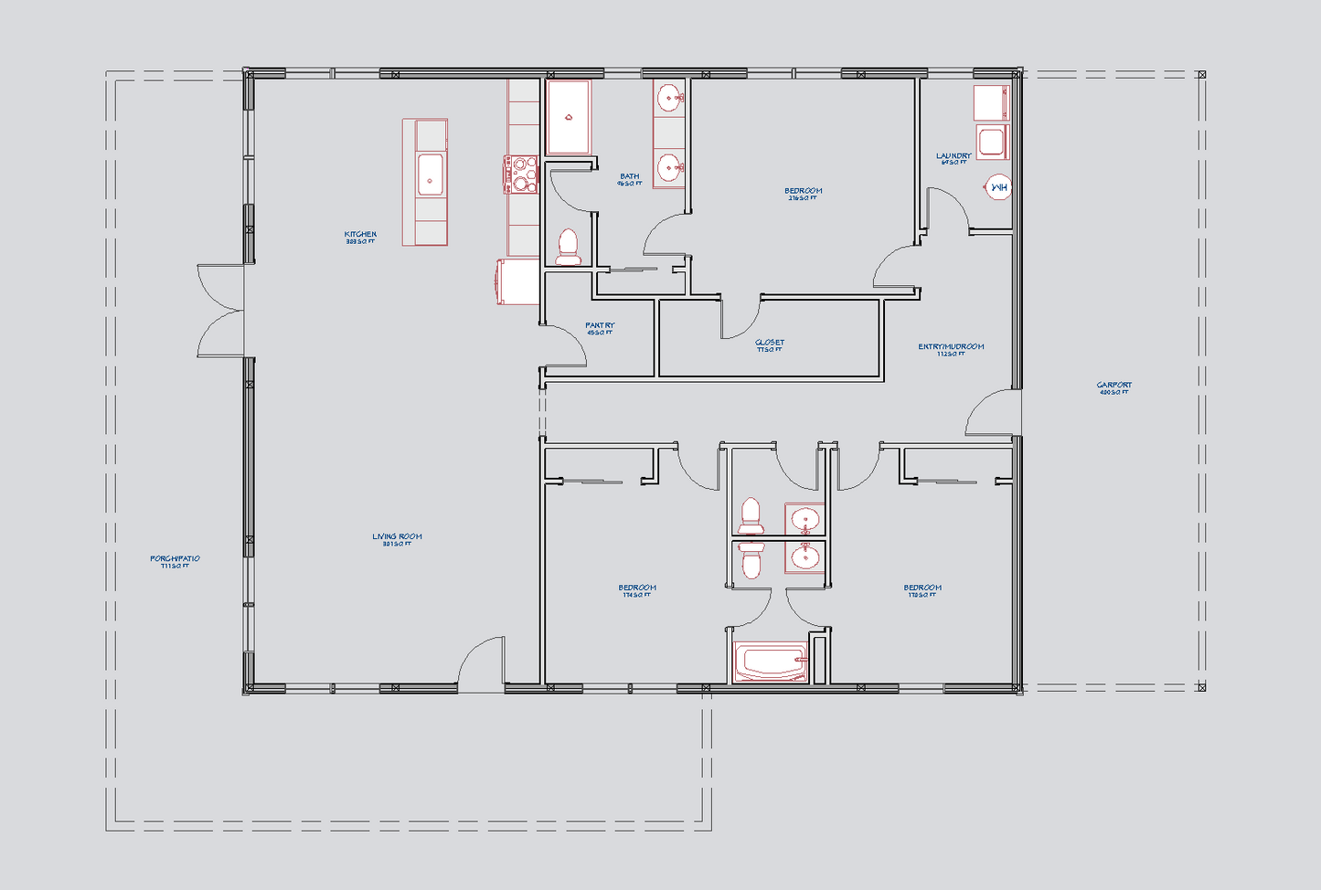 Rivermark Plan-2000 SqFt