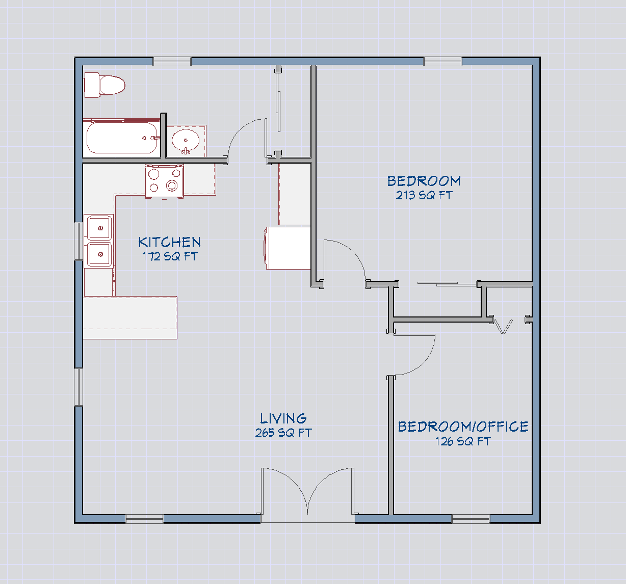 Tera Plan-900 SqFt