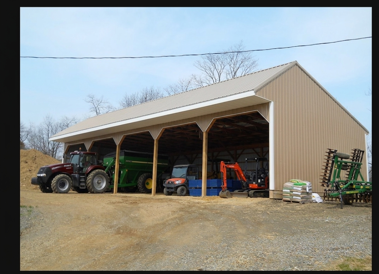 Tractor & Implement Storage