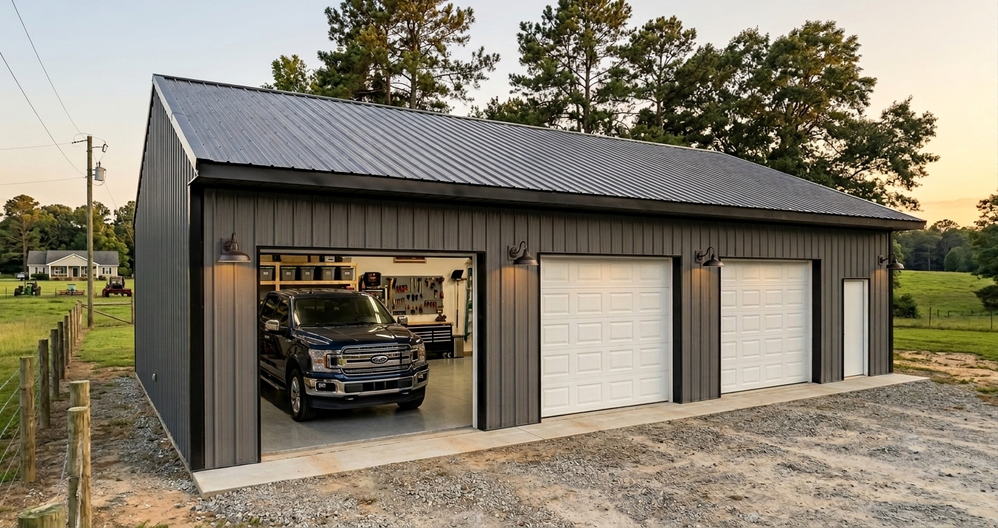 2-Car Detached Garage